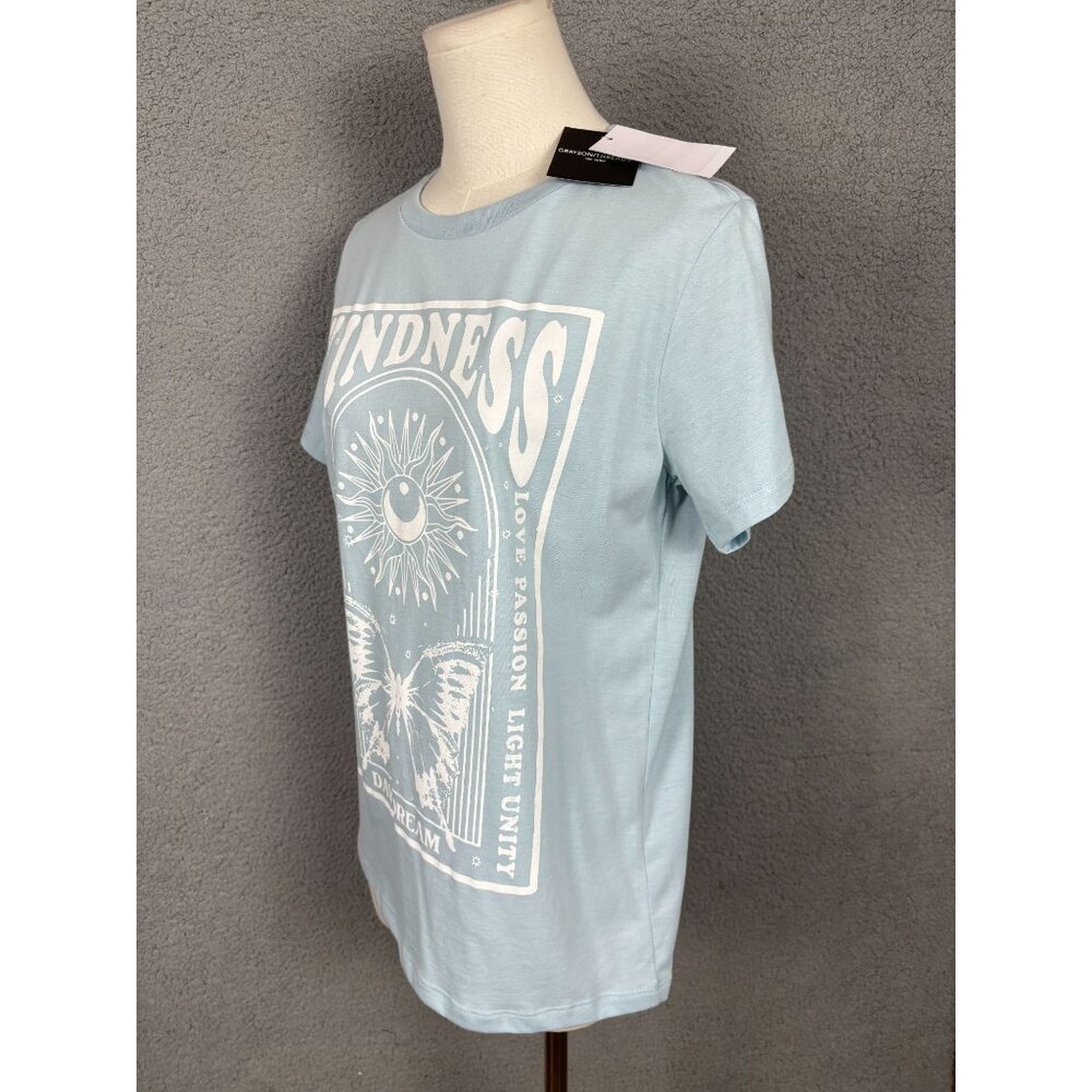 Grayson Threads, the Label Juniors' Kindness Graphic T-Shirt Blue Size Small NWT - Picture 4 of 8